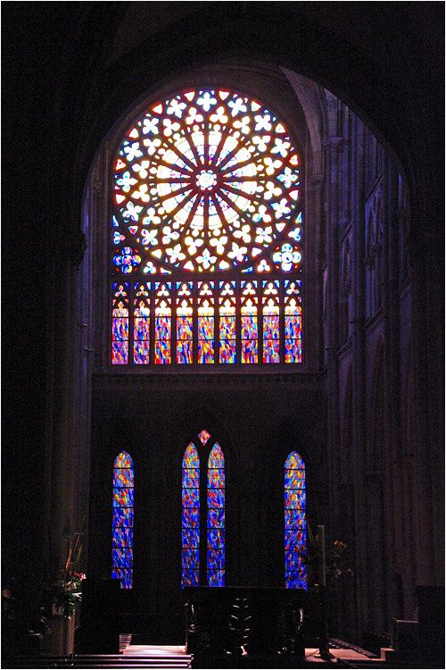 la cathédrale Saint Vincent à Saint Malo intra-muros.