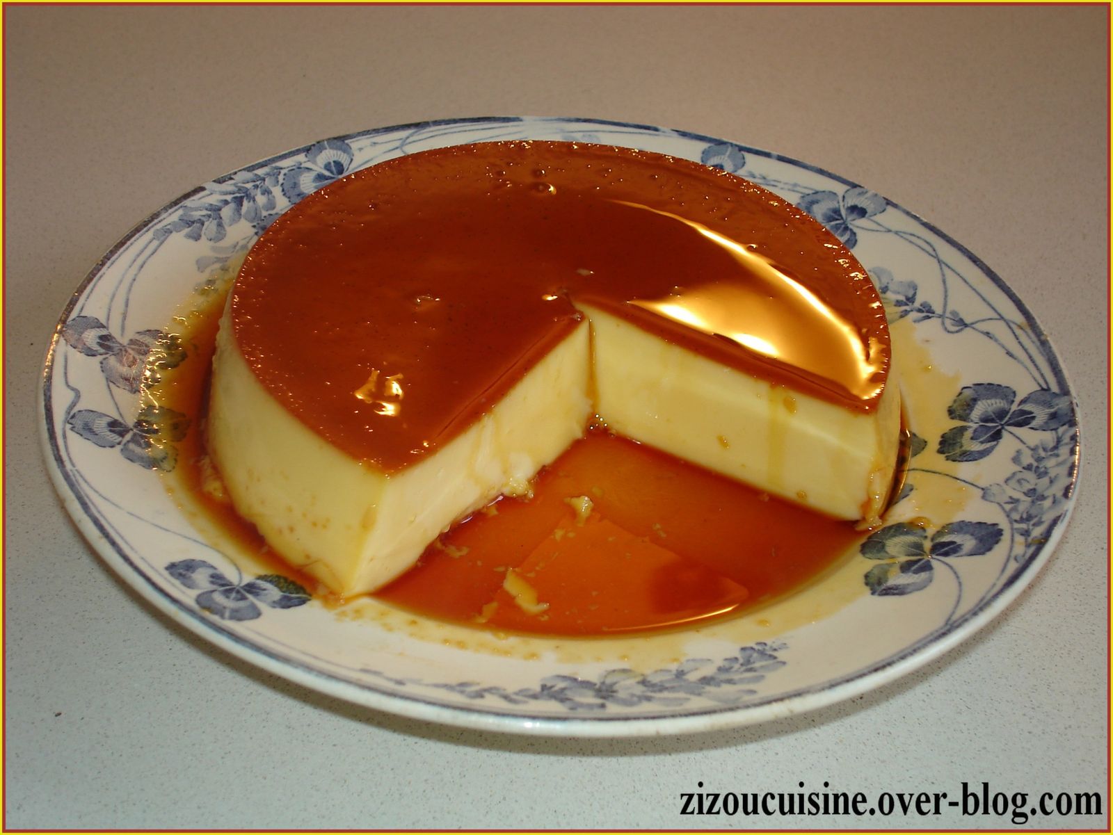 Flan renversé au caramel - un prof en cuisine