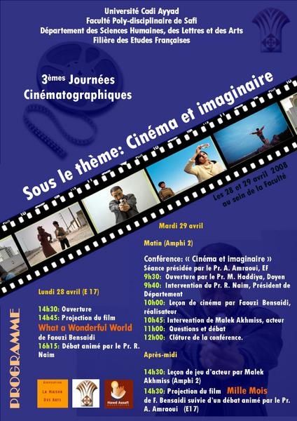 3 Journees cinematographique de safi 3 Journees cinematographique de safi