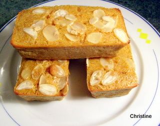 Châtaignes fondantes Mini-gâteaux, butternut ET amandes