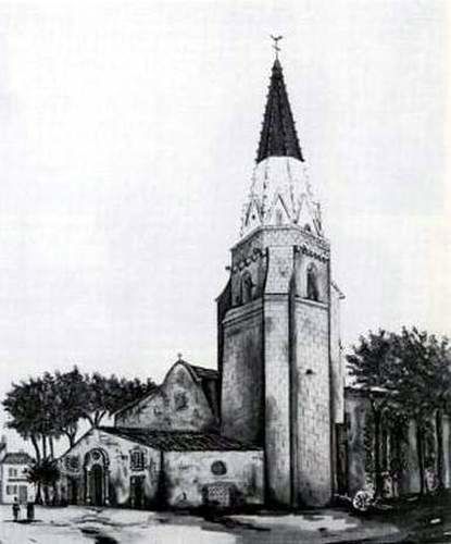 sainte marie de ré - carte ancienne