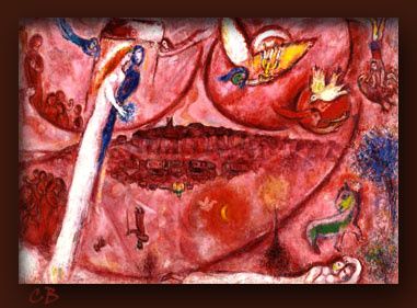 Chagall Cantique des cantiques III Chagall Cantique des cantiques III