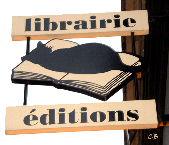 Paris enseigne librairie éditions