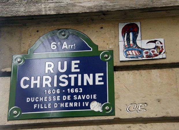 Paris rue Christine