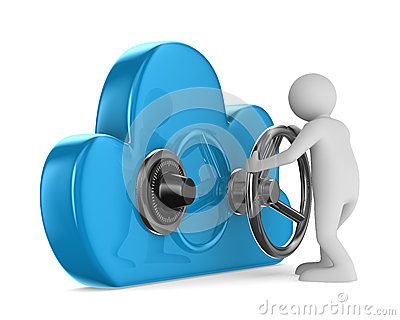 cloud-lock-white-background-d-image-34401515.jpg