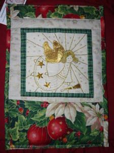 broderie_fil_doré_Noël_ange_vide_poche