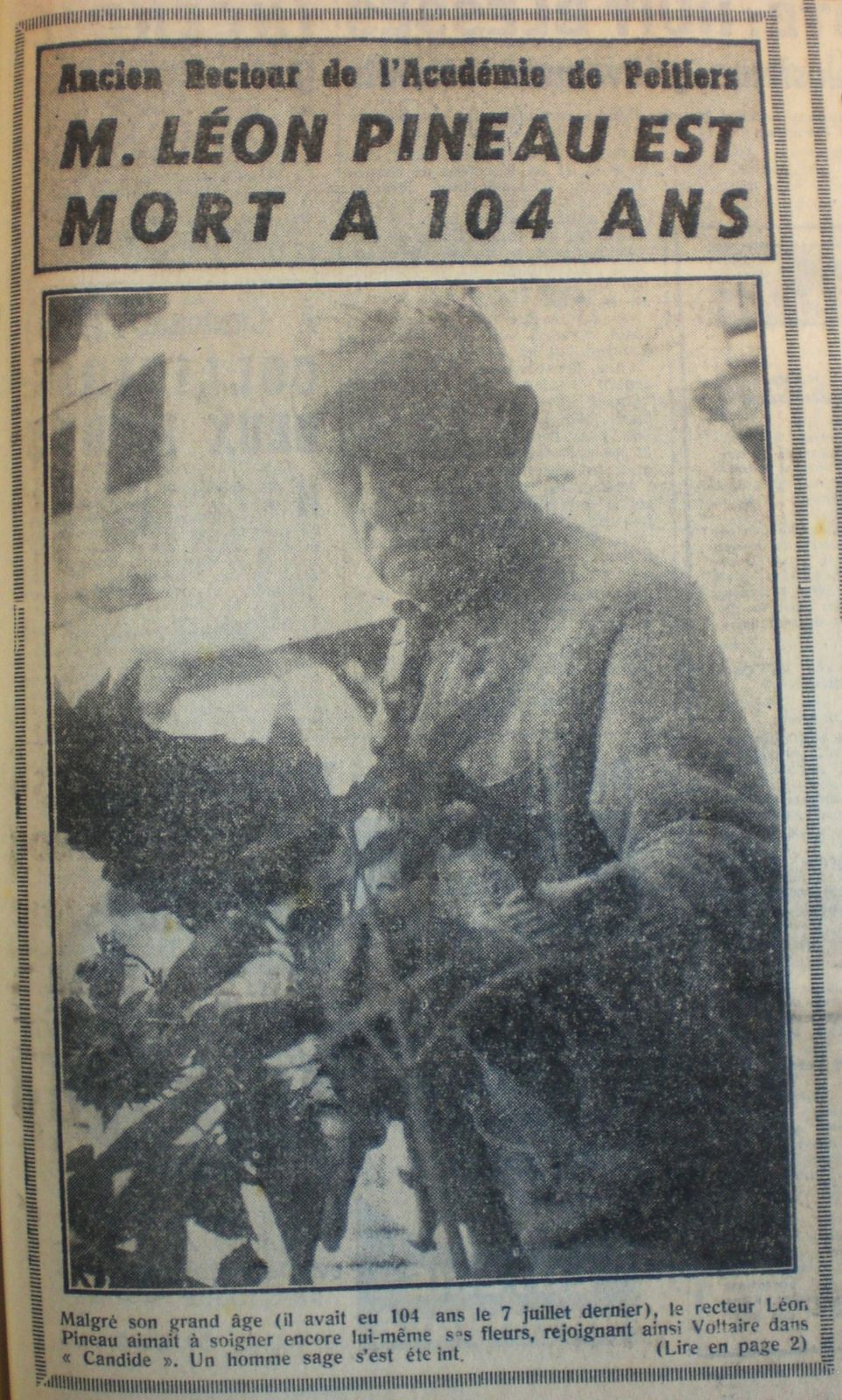 Léon Pineau Une CP 1965