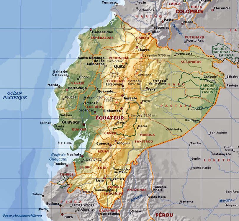 Ecuador Map