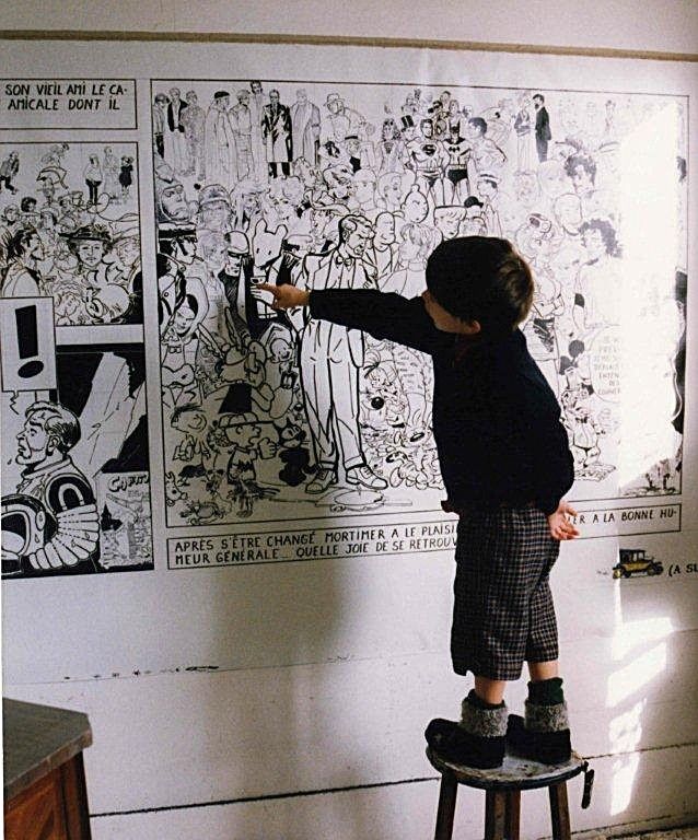 Tableau BD 1997-98 400X150 acrylique feutre sur toile (2)