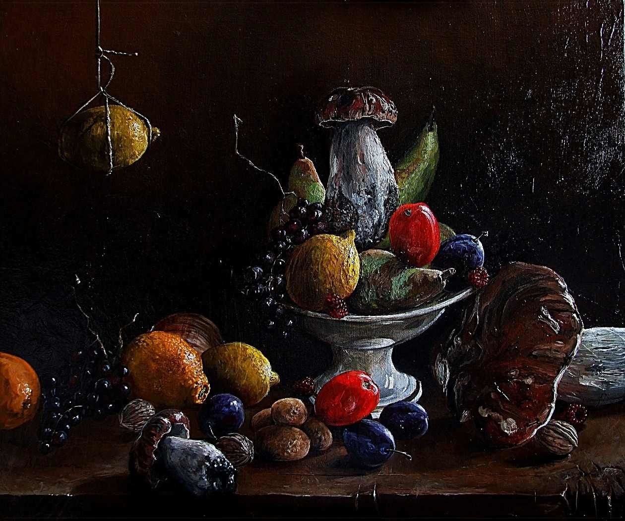 Les fruits 2 Huile sur toile 50X61 2010 (3)