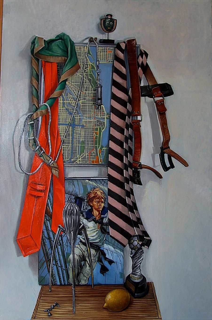 Nature morte aux cravates du Michigan 61X92 HT 17 8 2011 En