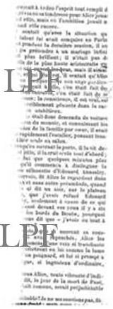 LPF fond textee