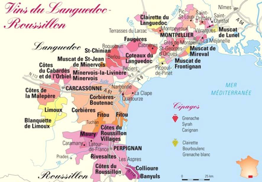 La région vitivinicole : le Languedoc-Roussillon... - Emilie, Ancienne  Sommelière