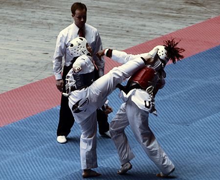 west side taekwondo-axe kick