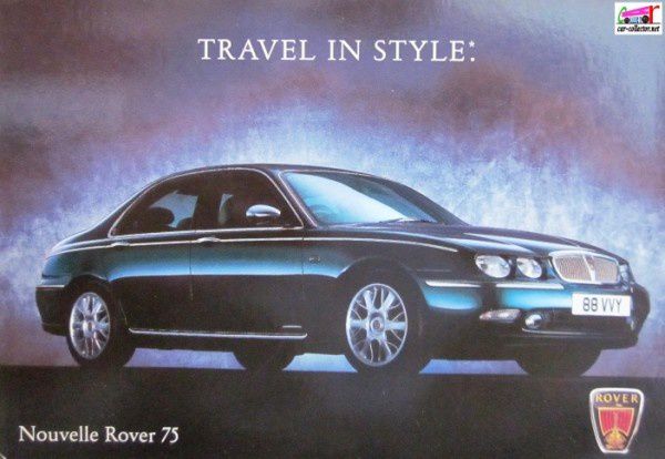 carte-postale-nouvelle-rover-75-travel-in style