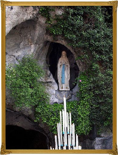 Notre-Dame de Lourdes, d'après © Yolande Brémond avril 2