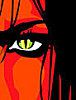 oeil rouge