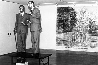 Gilbert & George the singing sculpture 1992