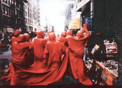 Nicola L The red coat ''same skin for everybody