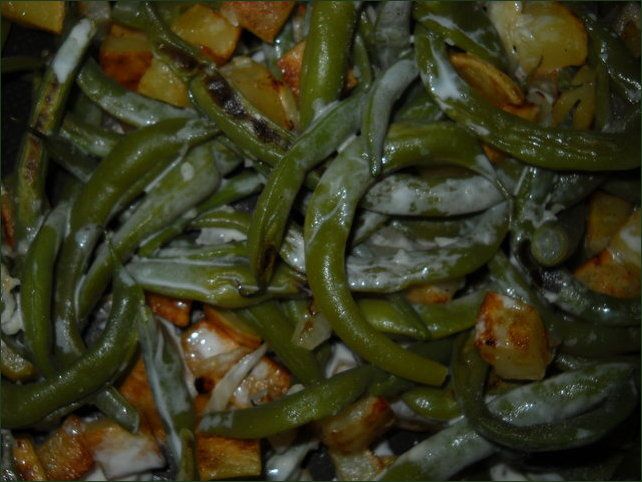 poelee d'haricots verts