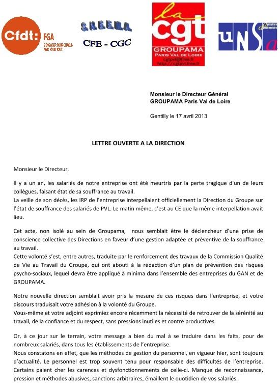 Visu lettre intersyndicale direction 17 04 2013A