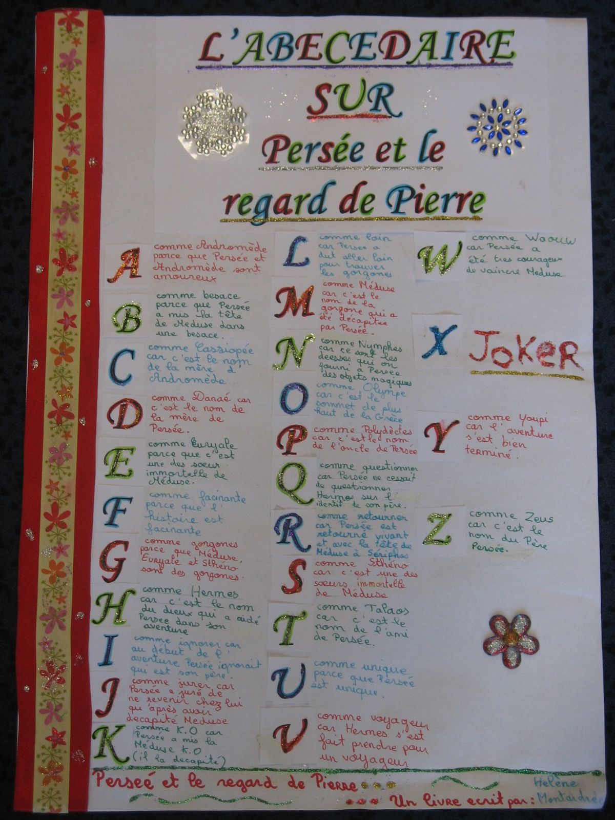 Abécédaires... - Bienvenue sur le blog du CDI du Collège Saint Benoît