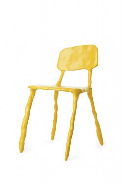 BAAS Maarten-CLAY chair yellow