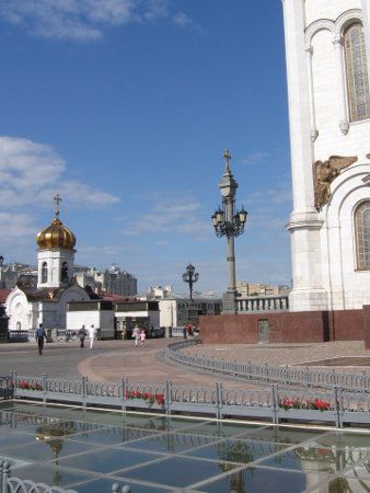 Moscou, la cathédrale du Christ-Sauveur
