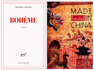 Lauréats : Olivier Steiner pour son roman "Bohème", Gallimard 2012 et Stéphane Million pour sa revue littéraire"Bordel"