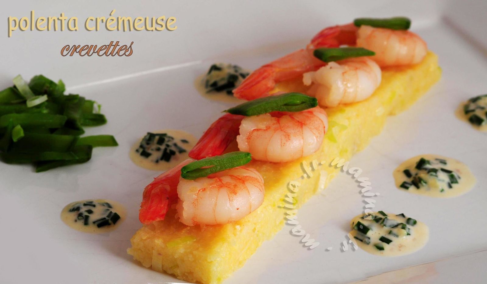 crevettes à la polenta crevettes à la polenta