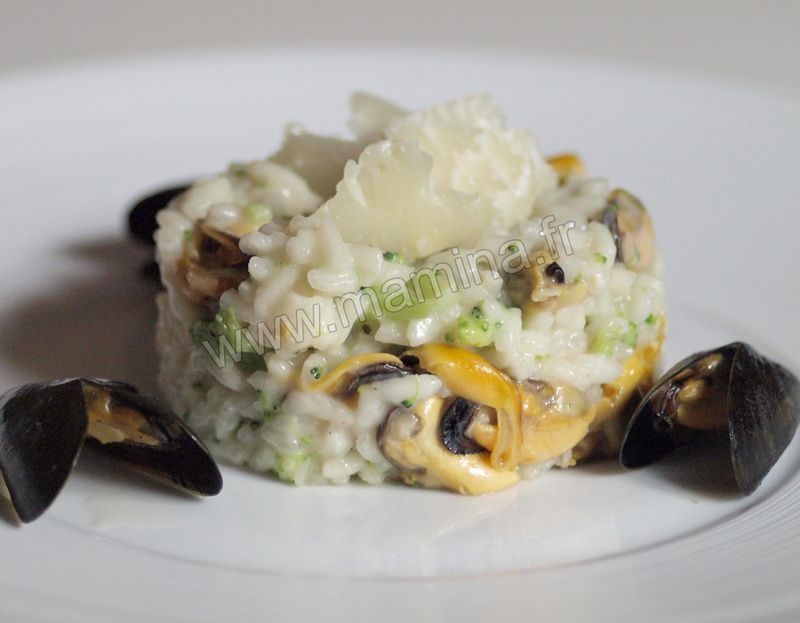 MOULES_ET_BROCOLIS_EN_RISOTTO