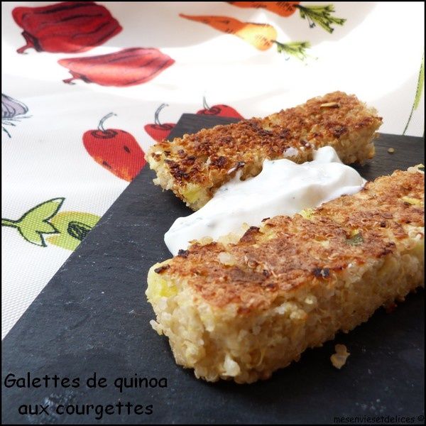 galette quinoa courgette
