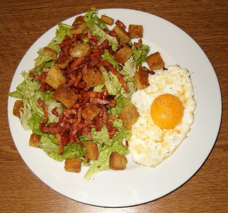 Frisée aux Lardons ... - La cuisine ma passion, entre Belgique et Portugal