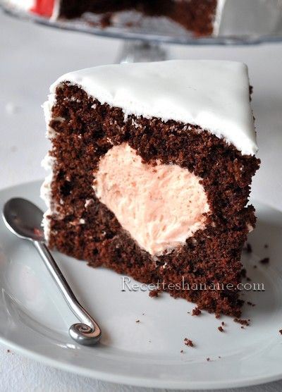 Gateau Au Chocolat Coeur Fourre A La Creme Recettes By Hanane Gateau Au Chocolat Coeur Fourre A La Creme Recettes By Hanane
