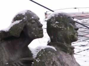 Statue de Jan Hofman, détail