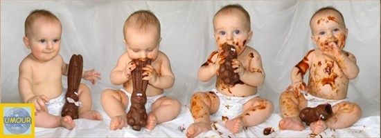 bébé au chocolat