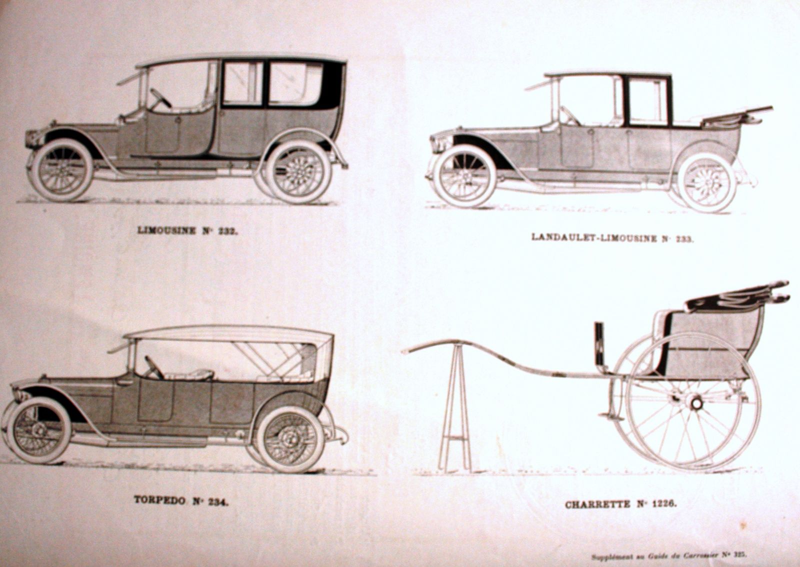 Album en lien avec l'article
"carrosserie hippomobile et premières automobiles:une histoire commune"
