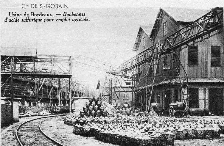 Saint-Gobain, différentes usines du groupe