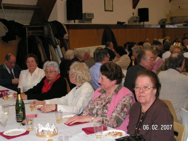 Chantereine, l'Amicale des retraités de Chantereine, la galette des Rois le 6 février 2007