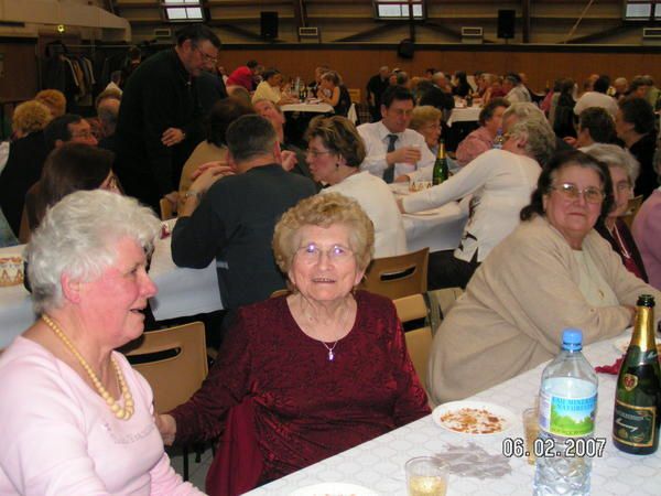 Chantereine, l'Amicale des retraités de Chantereine, la galette des Rois le 6 février 2007