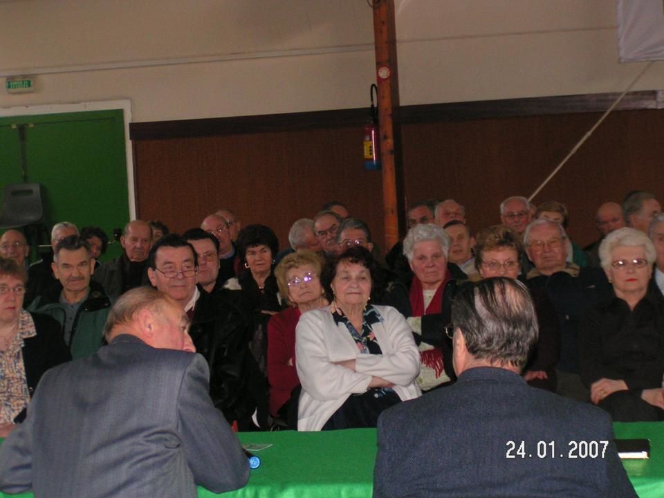 Chantereine, l'Amicale des retraités de Chantereine, l'assemblée générale le 21 janvier 2007