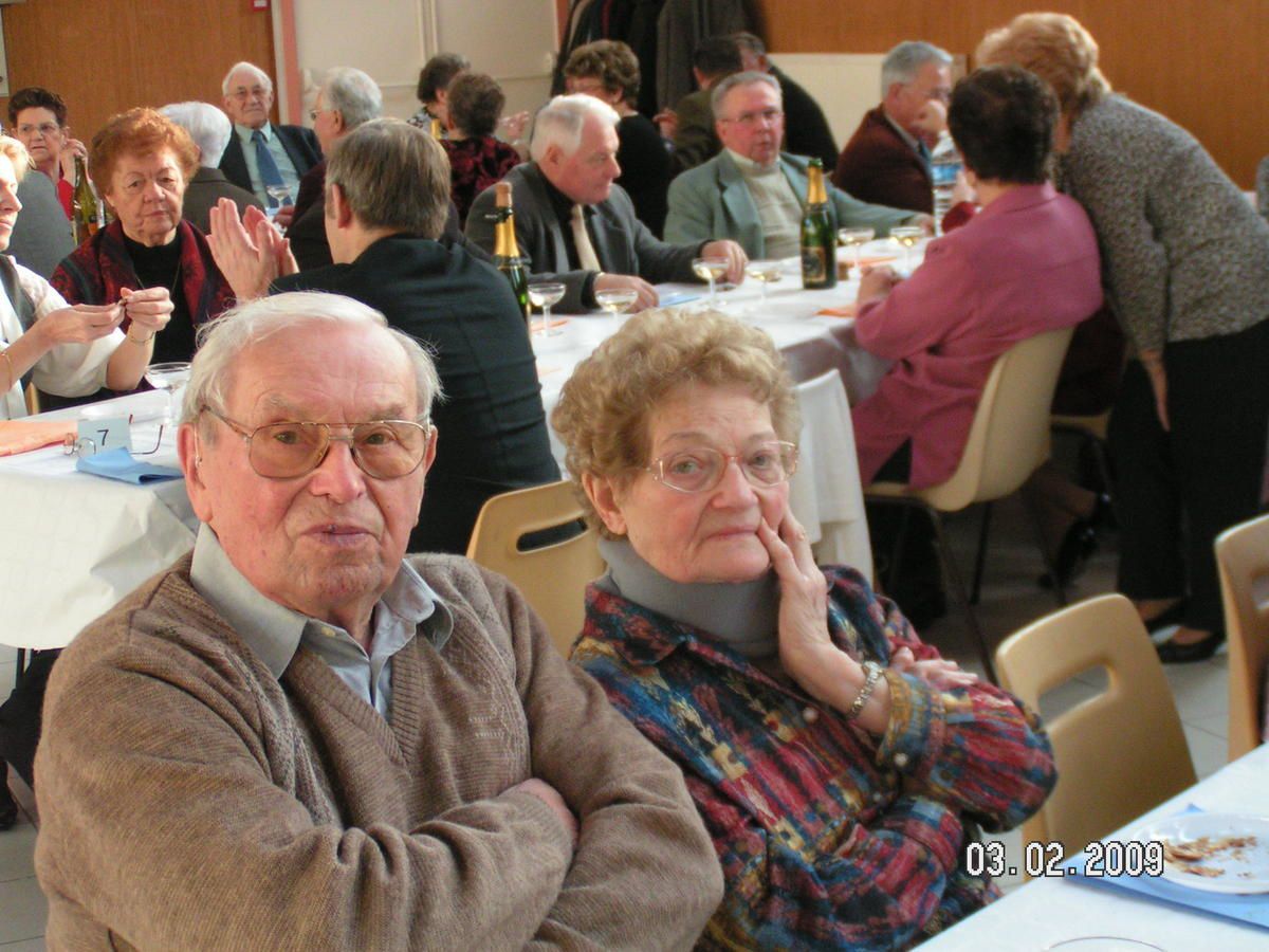 Chantereine, l'Amicale des retraités de Chantereine, la galette des Rois le 3 février 2009 