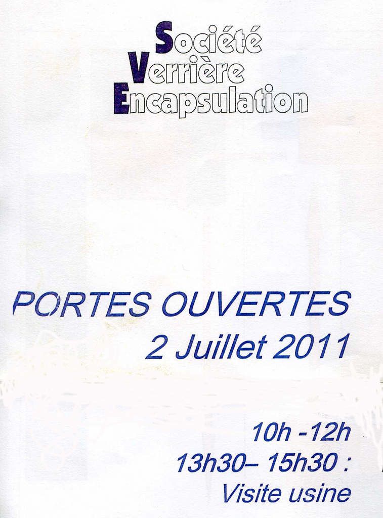 S.V.E à Noyon (Oise), 20 ans d'existence, 2 juillet 2011, les portes ouvertes