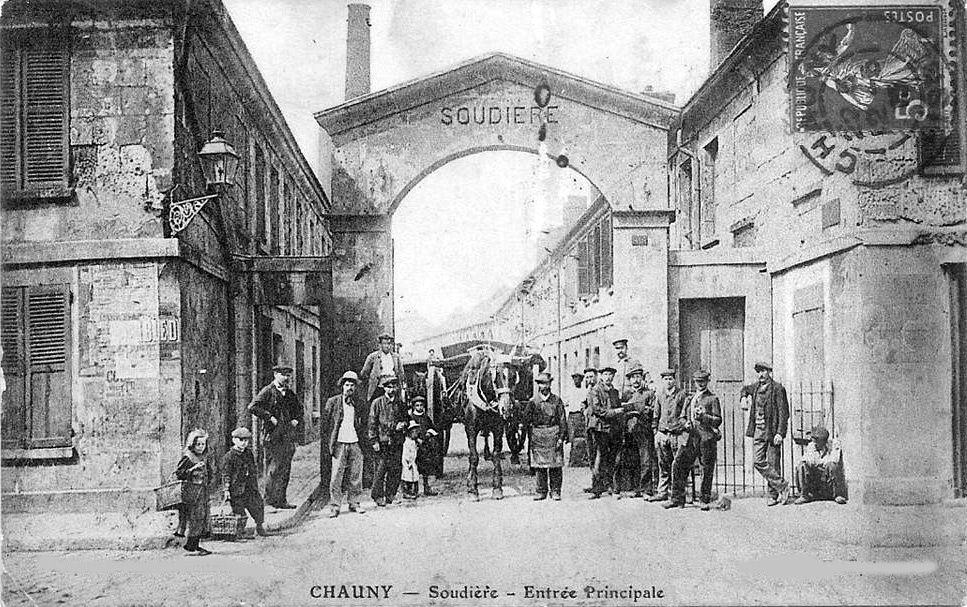 Ville de Chauny (Aisne), la Soudière de Saint-Gobain