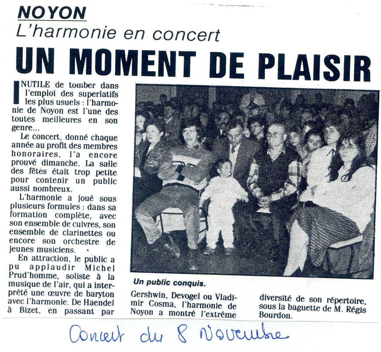 Album - la ville de Noyon (Oise), l'orchestre d'harmonie, ses concerts