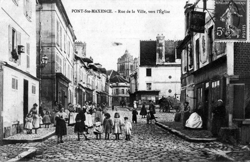 Album - la ville de Pont-Sainte-Maxence (Oise),  les rues, les ponts et riviére