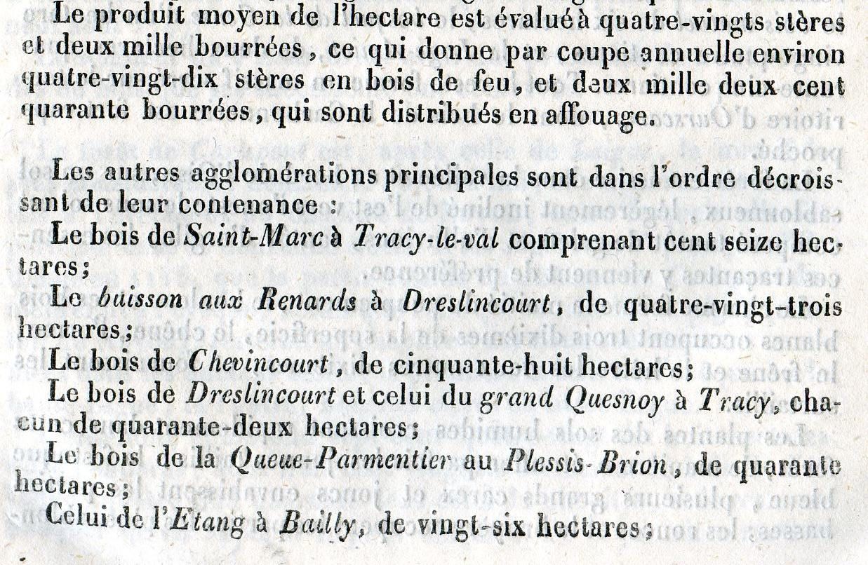 Album - le canton de Ribecourt (Oise), sa situation en 1839, (2éme partie)