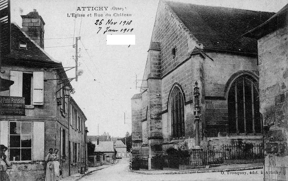 Album - le village d'Attichy (Oise), l'église, la gare