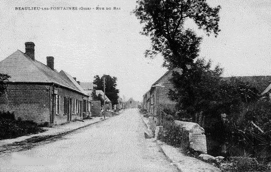 Album - le village de Beaulieu-les-Fontaines (Oise), les places et les rues