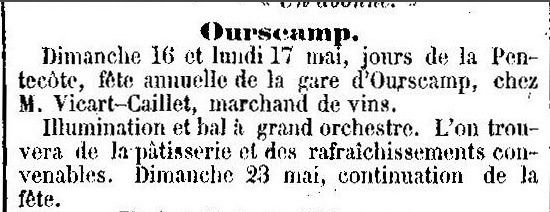 Album - le village de Chiry Ourscamp (Oise), au fil des mois au cours des années 1800 et 1900